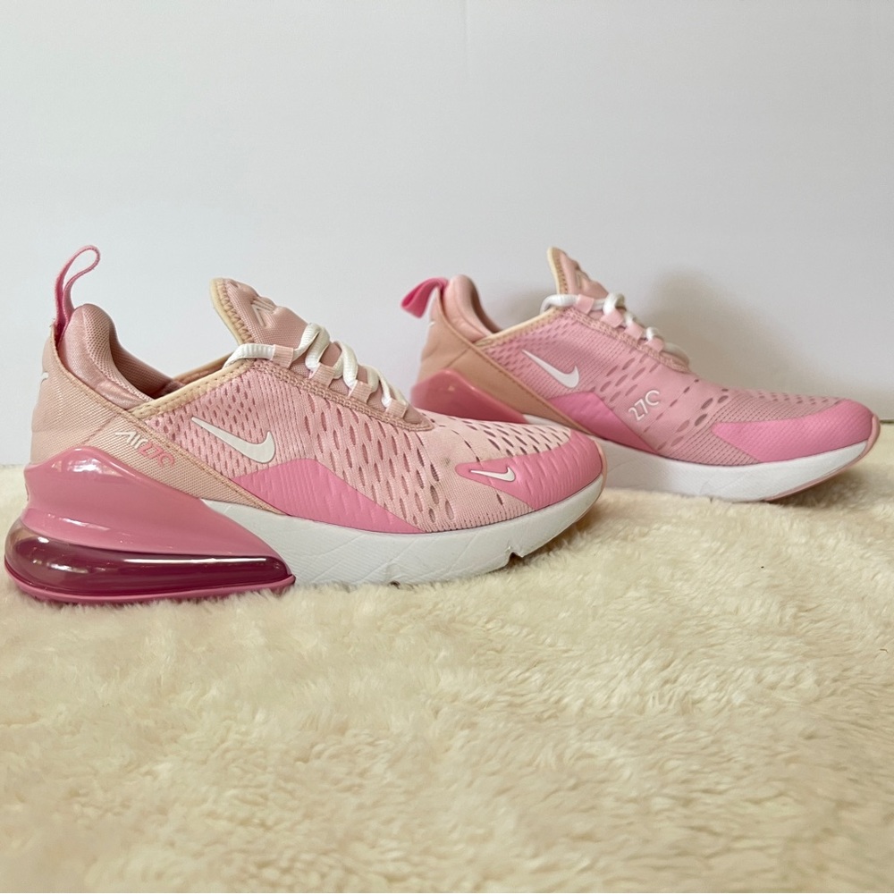 Nike Pink Air Max 270s Size 4.5 Youth/ Size 6 Women’s Sneakers